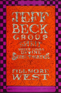 Jeff Beck Group • Original Screen Print