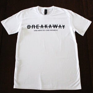 Image of 'BREAKAWAY' White T-shirt