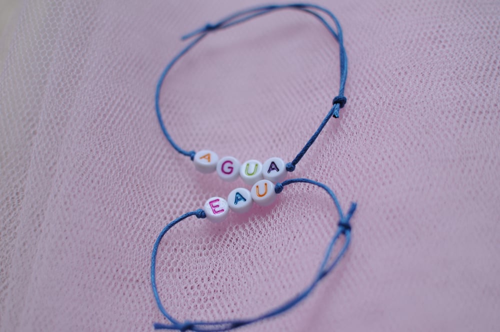 Image of Bracelet EAU en perles 