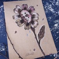 Image 4 of Daisy (Series) Charcoal on Kraft paper 