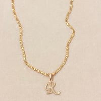 Image 2 of Letter R Necklace