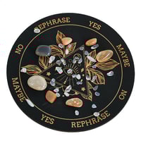 Image 1 of Wooden Pendulum Board All Seeing Eye Dowsing Divination Talking Spirit Board Metaphysical Decorative