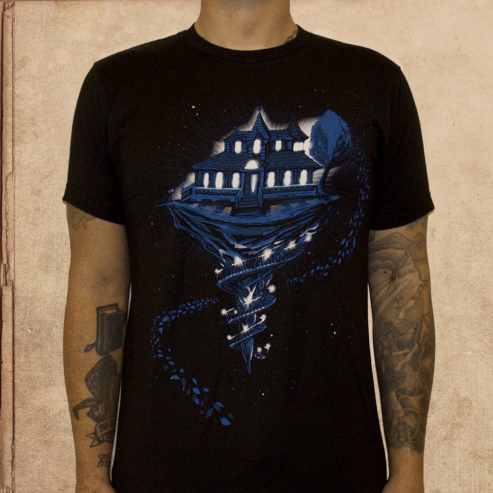 Image of House of Leaves - discharge inks - unisex 
