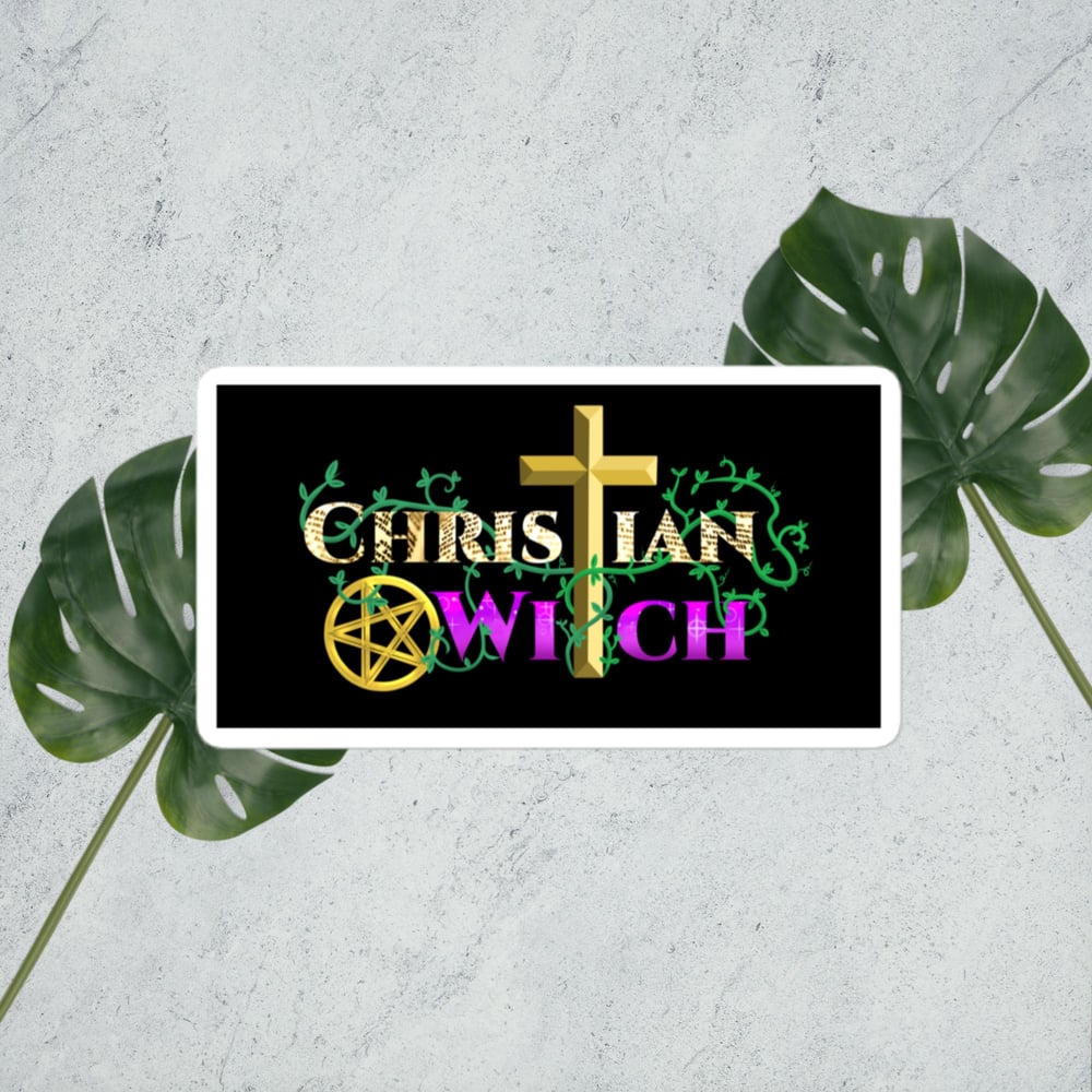 Christian Witch stickers