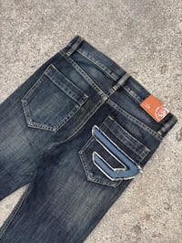 Image 7 of Diesel Dark Wash Denim with Big Logo - Size 28