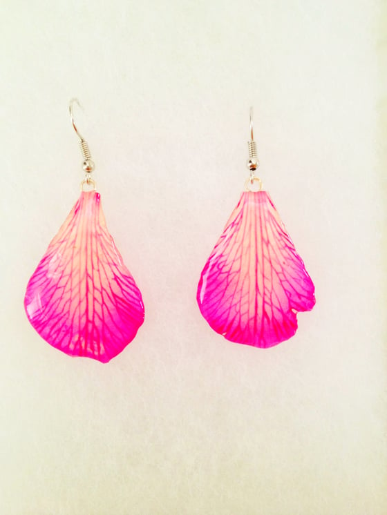 Image of "Pretty in Pink" Petal Earrings