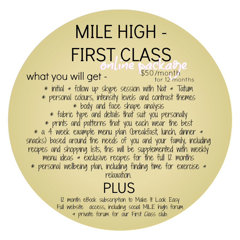 Image of MILE HIGH, First Class - Online 12 Month Package