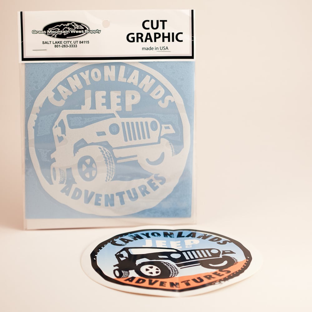 Image of Canyonlands Jeep Stickers