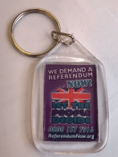Image of We Demand a Referendum Key Ring