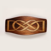 Image 2 of Celtic Inlay Queen Anne Hair Clip