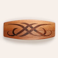 Celtic Inlay Oblong Hair Clip