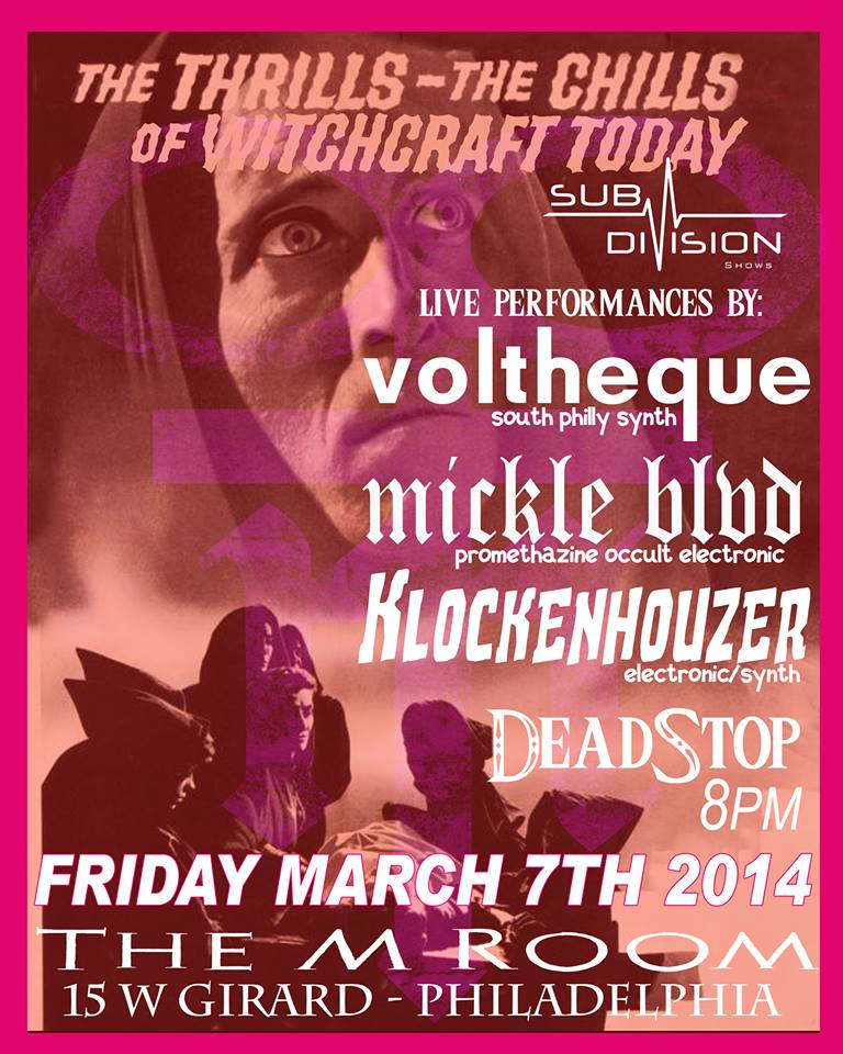 Image of March 7th Voltheque | Mickle BLVD | Dead Stop | Klockenhouzer 