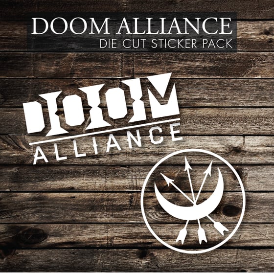 Image of DOOM die-cut sticker pack 