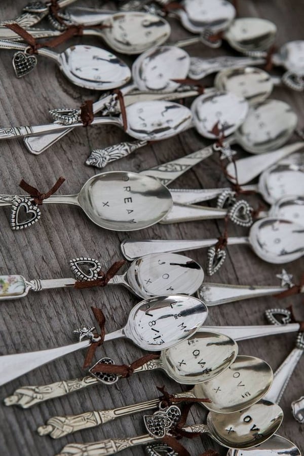 Personalised Vintage Silver Plate Teaspoon Small - Laura Pettifar Designs