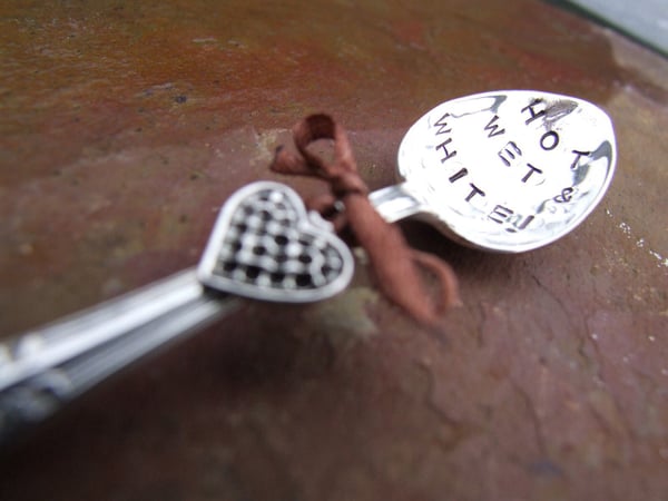 Personalised Vintage Silver Plate Teaspoon Small - Laura Pettifar Designs