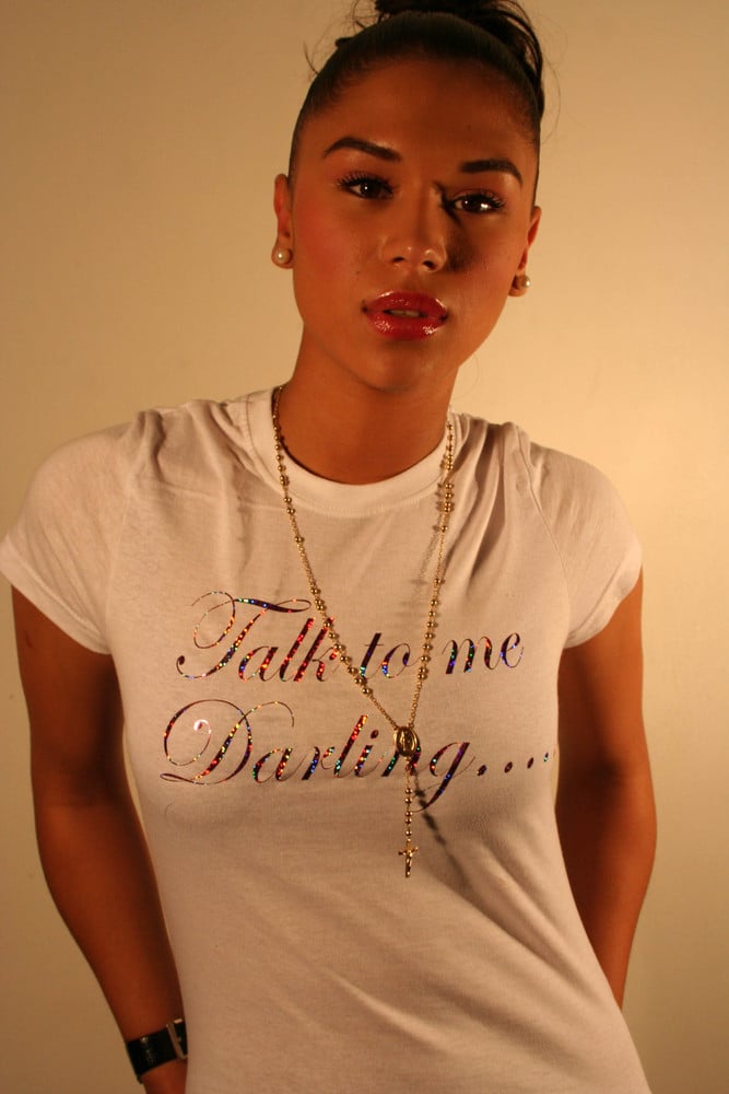sn1 wear women — Talk to me Darling (Excluding Crystals) T-Shirt