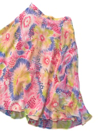 Image 2 of Floral Pastel Midi Skirt W30in