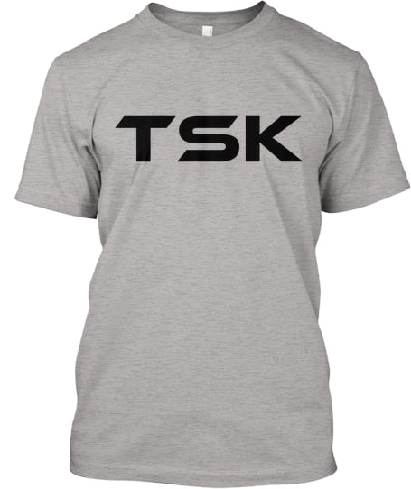 Image of TSK/RWTW Tee (Grey/Black)