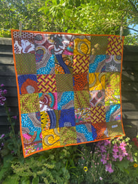 Image 4 of African wax print Patchwork Mat