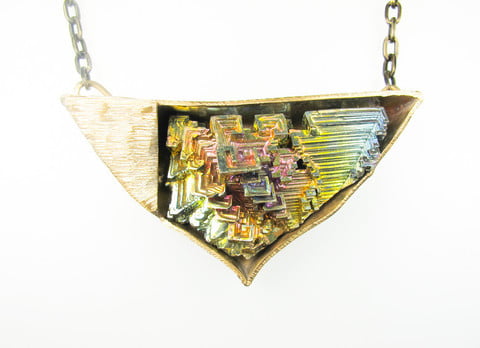 Bismuth Necklace hot