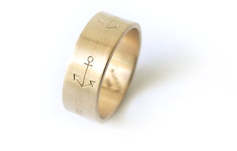 Image of Gold Anchor Band