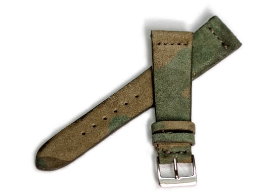 Image of Camo suede watch strap