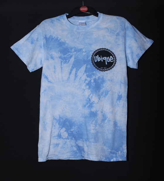 Image of Blue Tie Dye T Shirt