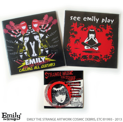 Image of Emily the Strange 'Music 3 Pack' 