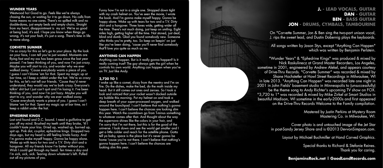 Good Land Records — Benjamins • Back on Track EP
