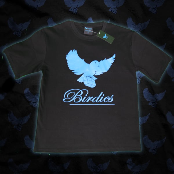 Image of Black/Blue Birdies OG T-Shirt