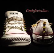 Image of Gold chained Converse
