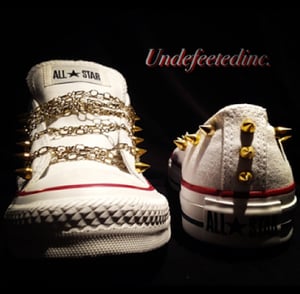 Image of Gold chained Converse