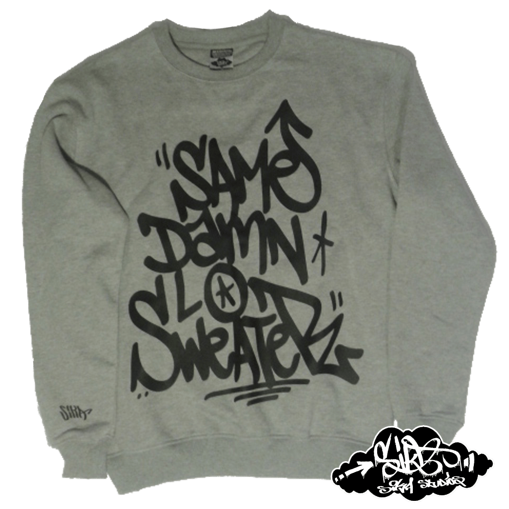 ((SIKA x Mr MET)) "SAME DAMN LO SWEATER" (super don quality/street fit)