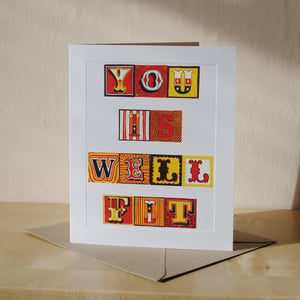 Image of 'You Is Well Fit' Greeting Card