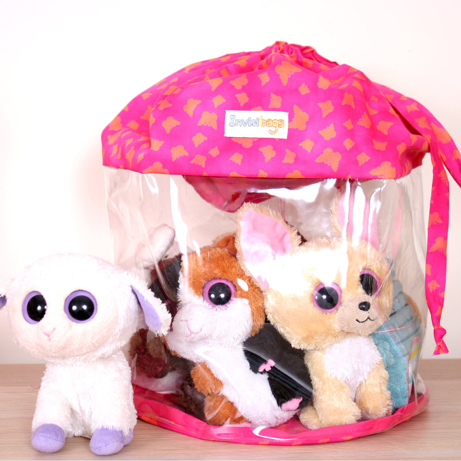 bag of plushies