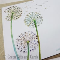 Image 1 of 10 'Dandelion' Note Cards, 100% Recycled