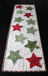 Image 3 of Star Table Runner - PDF Version