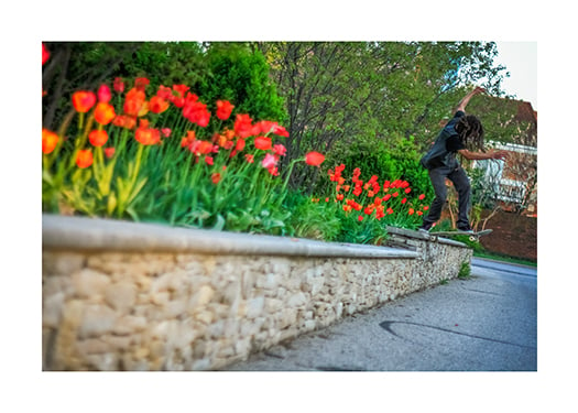 Image of Geran Thur - Backside Tailslide Print