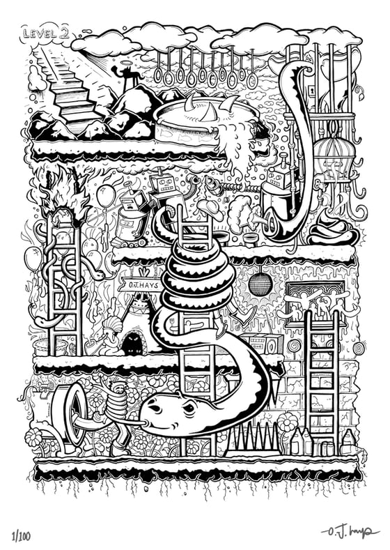 Image of "Game of Life: Level 1" Print