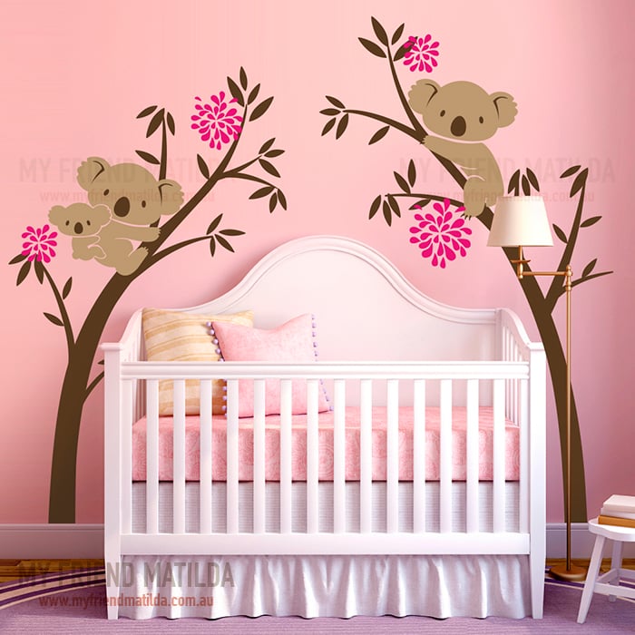 NEW!! Australian Koala Bear Wall decal sticker Tree Branch Wall decal