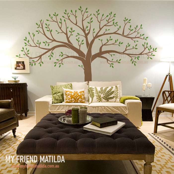 as Family Tree for Photo Hanging Big Full Tree Wall Decal Sticker 