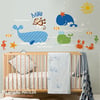 Having a Whale of A Time Whale Wall Decal Sticker M013