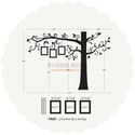 Big Full Photo Frame Tree Wall Decal Sticker for Wall Corner