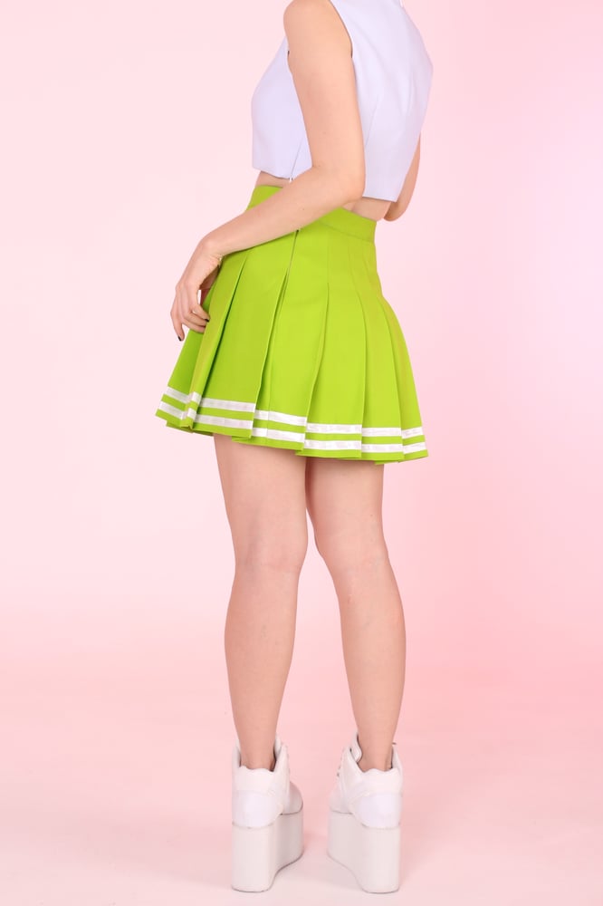 GFD Green Cheerleading Skirt Glitters For Dinner