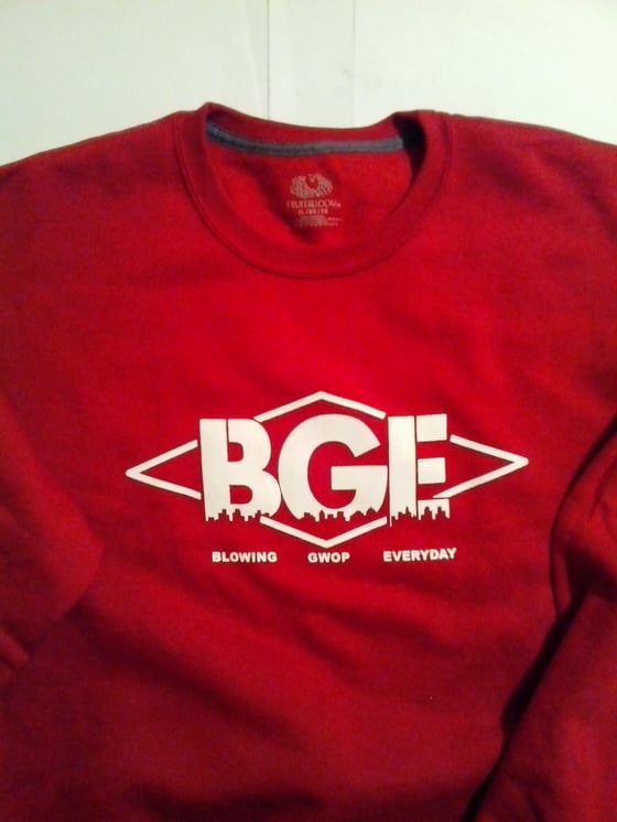 Image of #BGE  RED CREW NECKS 