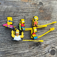 Simpsons Straw toppers Set 