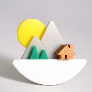 Image of Mountain Sunset Brooch