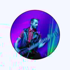 Image of PARAMORE - Jeremy Davis button badge.