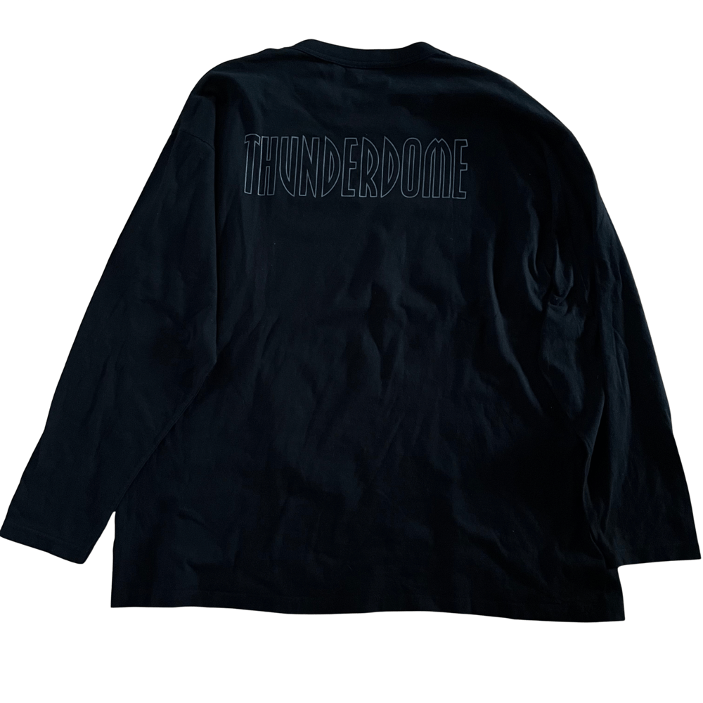 Image of Thunderdome Skull Longsleeve rave T Shirt XL