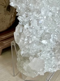 Image 5 of Large Clear Quartz Points Cluster Statement Piece #2596